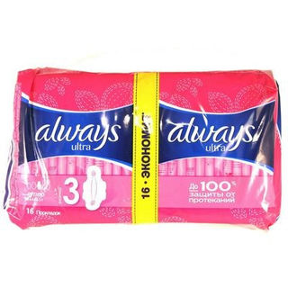 Always Ультратонкие женские гигиенические прокладки Ultra Super Duo ароматизированные, 16шт